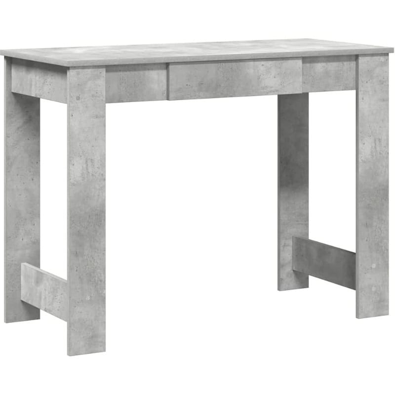 Γραφείο VidaXL από Μοριοσανίδα 100x45x75 cm - Γκρι Σκυροδέματος