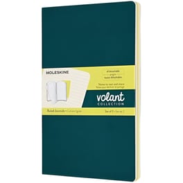 Σημειωματάριο Moleskine Ριγέ Πράσινο Large (2 Τεμάχια)
