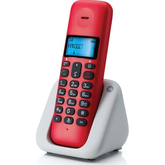 Ασύρματο Τηλέφωνο Motorola T301 - Κόκκινο image 5
