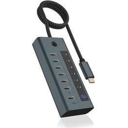 Icy Box IB-HUB1457-C31 USB Hub 7-Port USB 3.1 συμβατό με Type-C