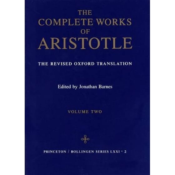 The Complete Works of Aristotle, Volume Two image 0