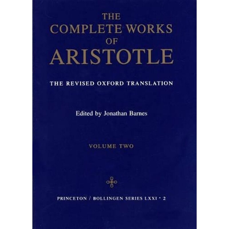 The Complete Works of Aristotle, Volume Two