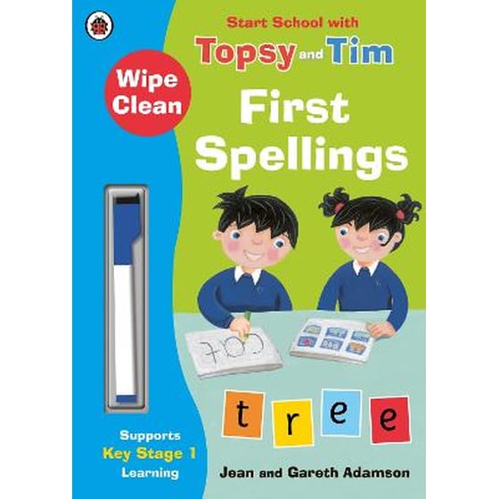 Wipe-Clean First Spellings: Start School with Topsy and Tim image 0