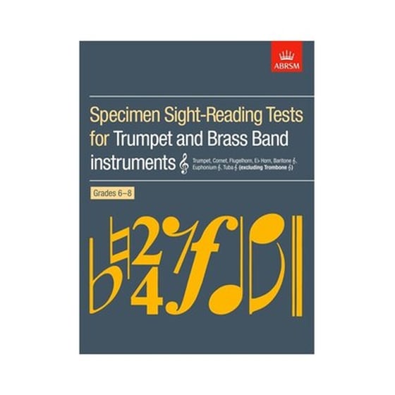 Abrsm - Specimen Sight Reading For Trumpet - Brass Band, Grades 6-8 image 1