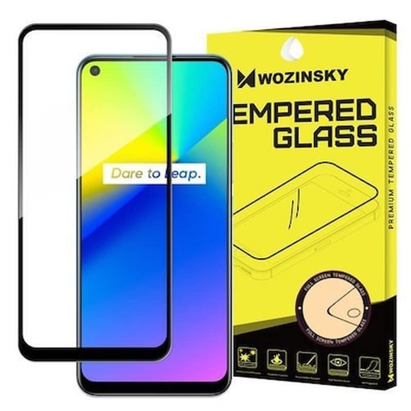 WOZINSKY Προστατευτικό οθόνης Realme 7i - Wozinsky Tempered Glass Full Glue Black