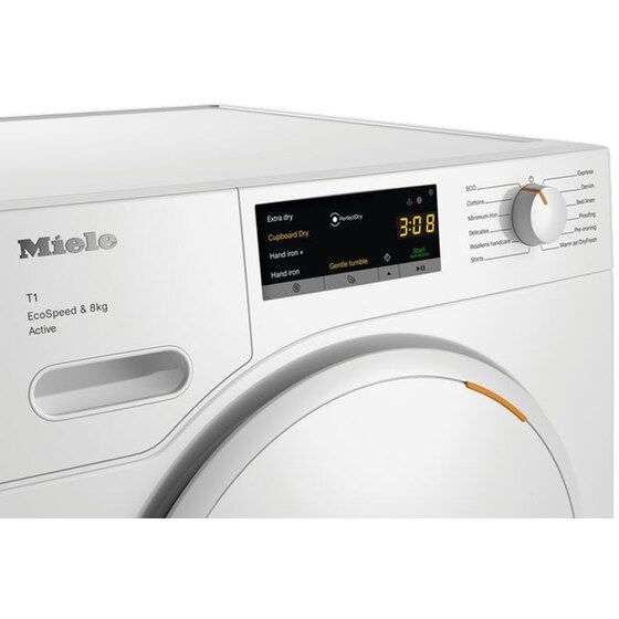 MIELE TWA520WP Active 8 kg με Αντλία Θερμότητας Λευκό Στεγνωτήριο Ρούχων image 3