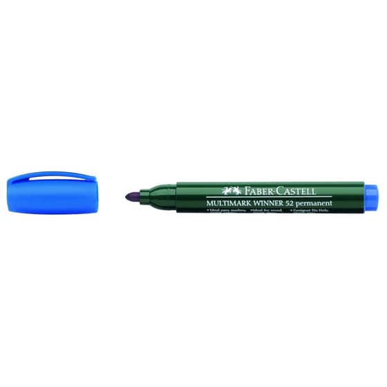 Μαρκαδόρος Ανεξίτηλος Faber Castell Μπλε 1.0 mm image 0
