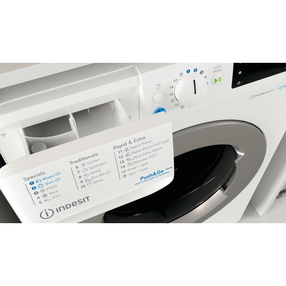INDESIT BDE 86436 WSV EE 8kg/6kg  1.400 Στροφές με WiFi Λευκό Πλυντήριο Στεγνωτήριο image 1