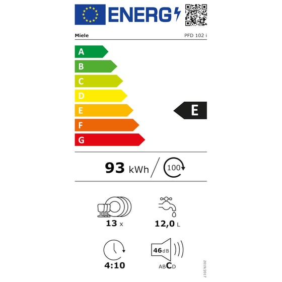 MIELE RFD 102i για 13 Σερβίτσια Εντοιχιζόμενο Πλυντήριο Πιάτων Inox image 2
