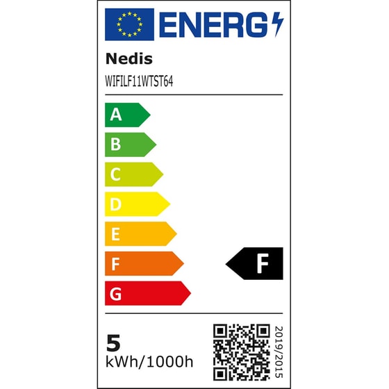 Έξυπνη Λάμπα LED Nedis SmartLife E27 5W - Θερμό Λευκό image 5