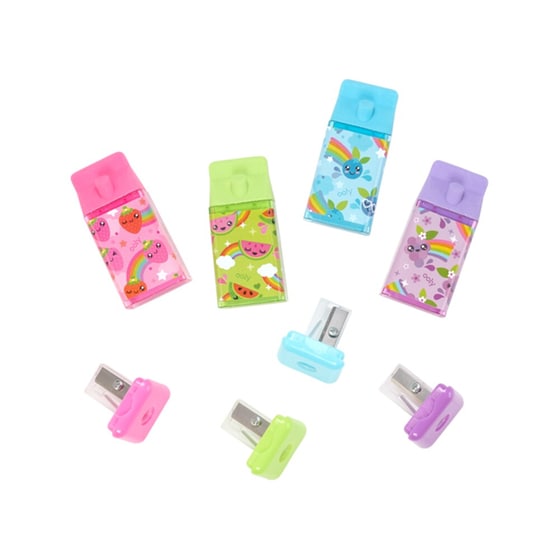 Σετ Γόμα & Ξύστρα Ooly Juicy Box 4 Σχέδια image 2