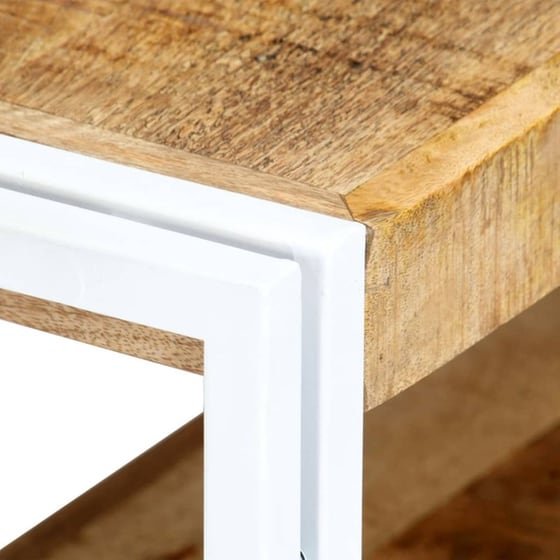 Έπιπλο Τηλεόρασης VidaXL από Ξύλο 90x30x40cm - Καφέ/Λευκό image 3