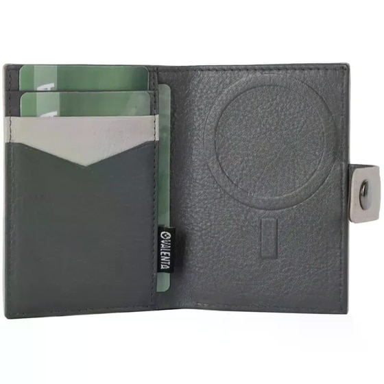 Θήκη Καρτών Valenta Leather Magsafe Luxe White image 4