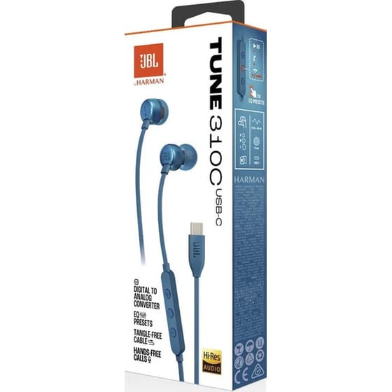 Jbl Tune 310C Handsfree Type C - Μπλε image 6