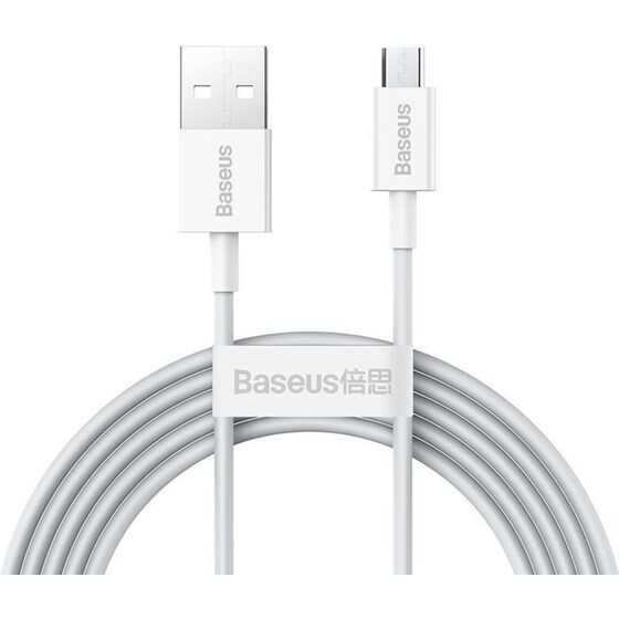 Baseus Superior Series USB - Micro USB Fast Charging Data Cable 2A 2m - Λευκό image 0