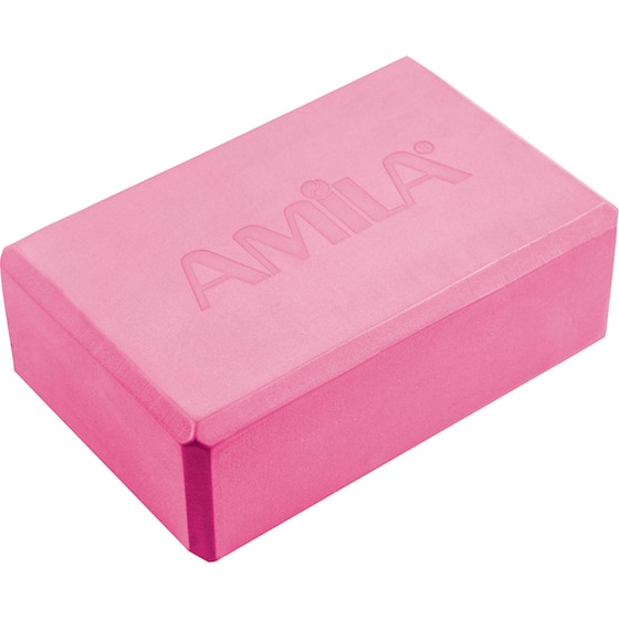 Block Yoga Amila από EVA 23x15x7.6 cm - Ροζ image 0