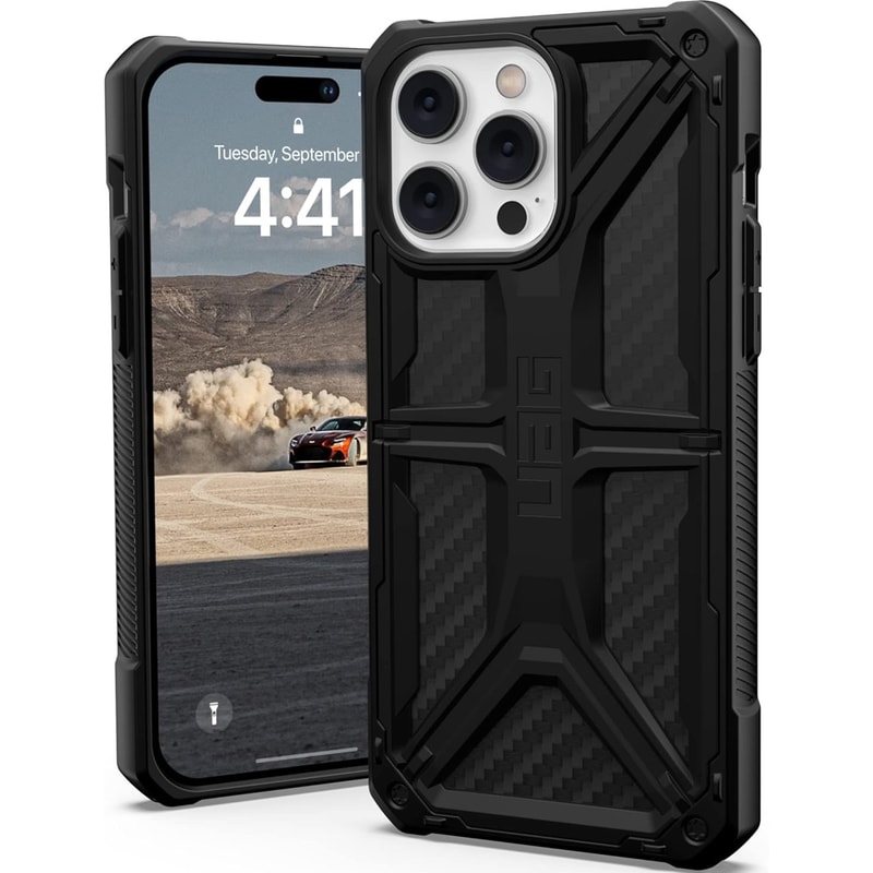Θήκη Apple iPhone 14 Pro Max - UAG Monarch - Carbon Fiber
