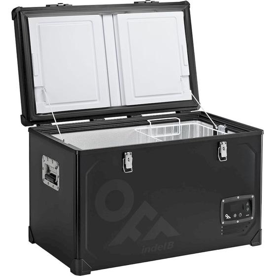 Ηλεκτρικό Φορητό Ψυγείο IndelB Travel Box TB74 Steel 12V/24V 71Lt - Μαύρο image 1