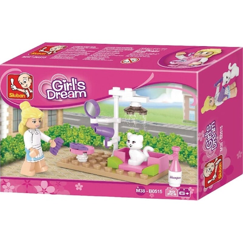 Sluban Τουβλάκια Girls Dream, Pet Salon M38-b0515, 30τμχ