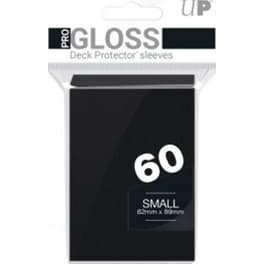 Ultra Pro Small Gloss Sleeves Black 60 Τχμ