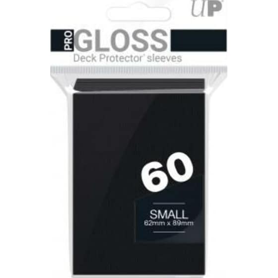 Ultra Pro Small Gloss Sleeves Black 60 Τχμ image 0