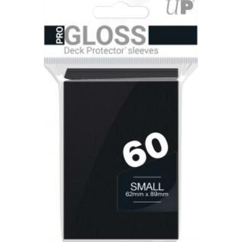 Ultra Pro Small Gloss Sleeves Black 60 Τχμ