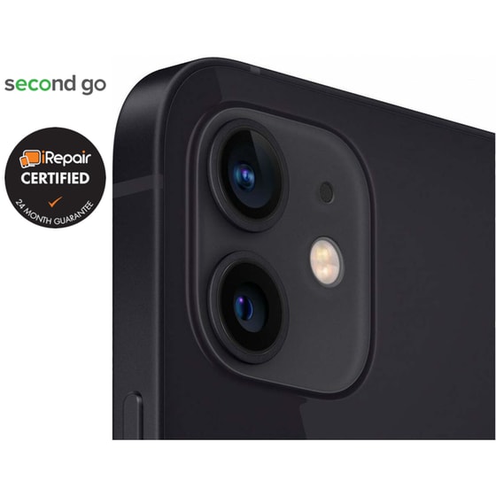 Μεταχειρισμένο Apple iPhone 12 64GB Black second go Certified by iRepair image 4
