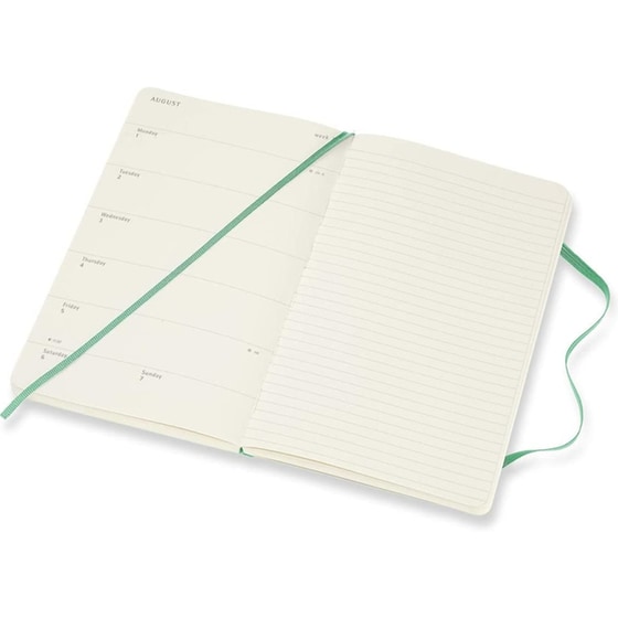 Ημερολόγιο Moleskine 2022 12M Εβδομαδιαίο Large Soft Πράσινο image 2