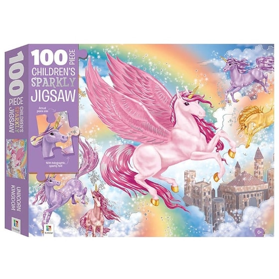 Unicorn Kingdom Puzzle Μονόκεροι Παζλ Με Εκλάμψεις 100 Κομμάτια image 0