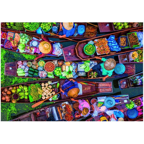 Παζλ Clementoni High Quality Collection Πλεούμενη Αγορά (1000 Κομμάτια) image 2