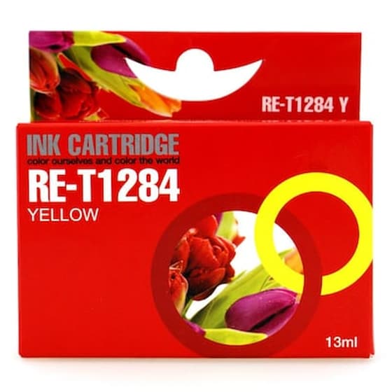 Συμβατό HP T1284 Κίτρινο Μελάνι Εκτυπωτή image 0