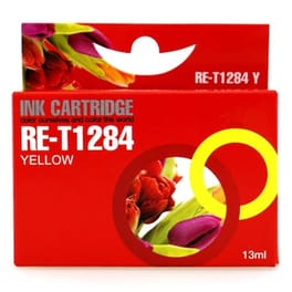Συμβατό HP T1284 Κίτρινο Μελάνι Εκτυπωτή