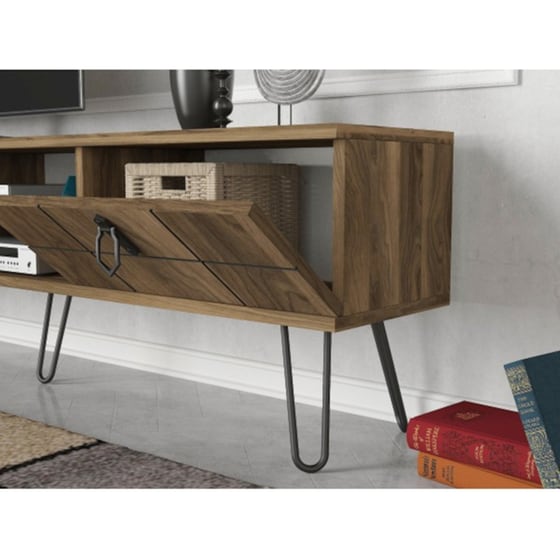 Έπιπλο Τηλεόρασης 24Mall Giglio από Μοριοσανίδα 150x29.5x45.5 cm - Καρυδί image 4