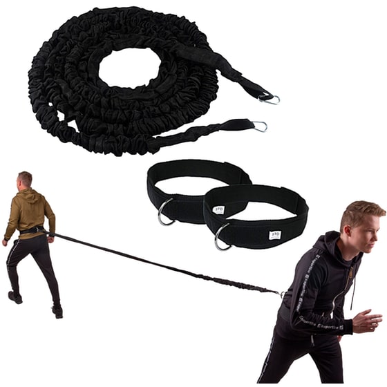 Λάστιχο Αντίστασης InSportline INS-7343 Εκπαίδευσης 600x1.3 cm Μέτριο - Μαύρο image 1