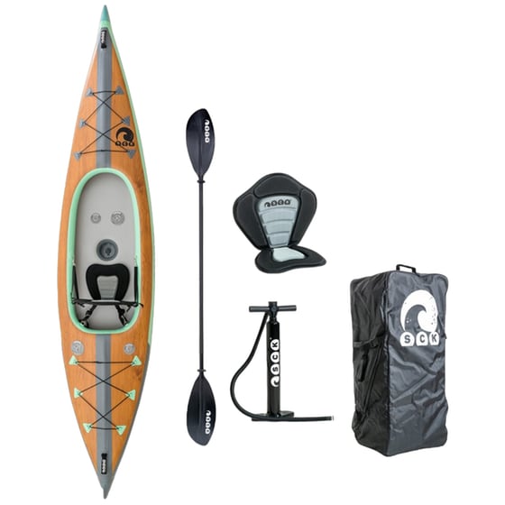 Καγιάκ Φουσκωτό Μονοθέσιο Θαλάσσσης SCK Aeolus 1 366cm - Πολύχρωμο image 0