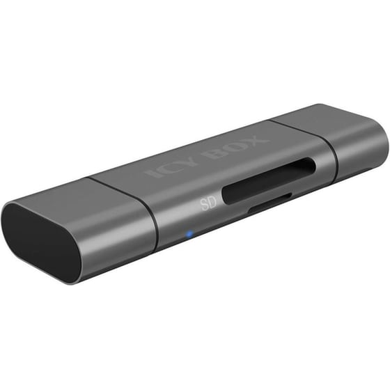 Icy Box Card Reader IB-CR201-C3 USB 3.2 - Ασημί image 3