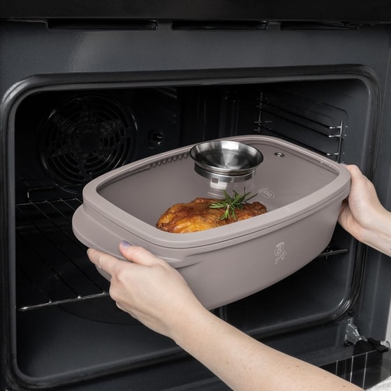 BERLINGER HAUS BH-8778 Μαντεμένια Γάστρα 32 cm 6 L Μπεζ image 4