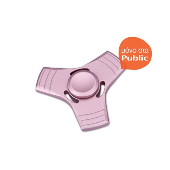 Fidget Spinner Metallic Pink Triangle By Antsy Labs image 0