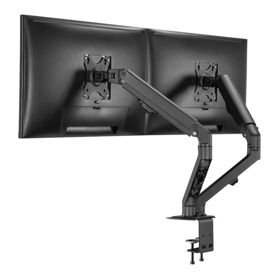 Brateck Βάση Γραφείου Ldt45-c024 Για 2 Οθόνες 17"-27", Έως 7kg Ανά Οθόνη image 3