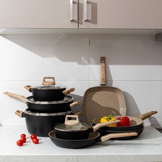 Τηγάνι ESTIA Earth 01-10119 από Αλουμίνιο 20cm image 3