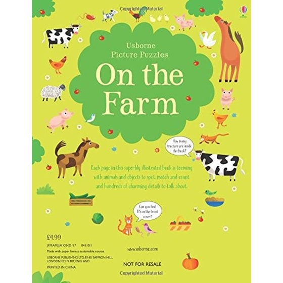 Usborne Book and Jigsaw On the Farm image 1