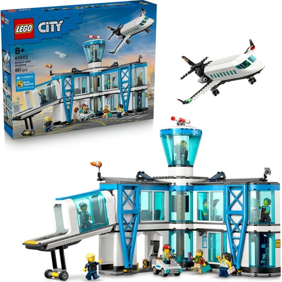 LEGO® City Αεροδρόμιο με Αεροπλάνο (60502) image 6