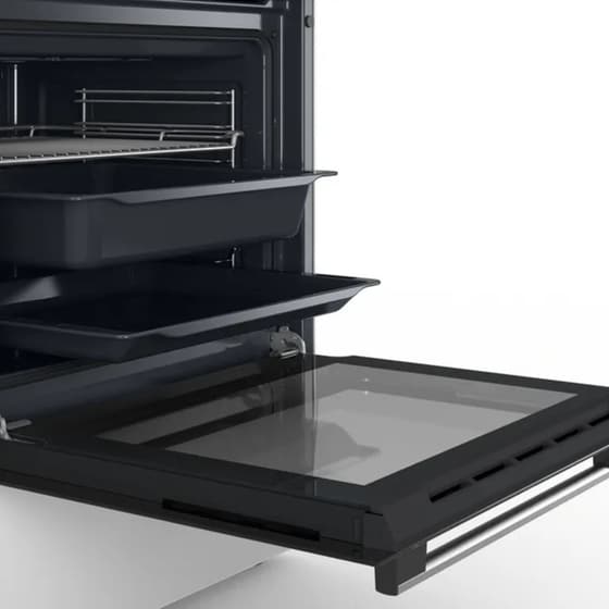 BOSCH HKR390020 66 Lt Λευκό Ηλεκτρική Κουζίνα Κεραμική image 4