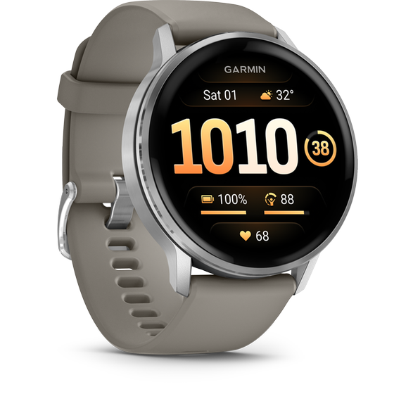 Smartwatch Garmin Venu 4 45mm - Silver with Silver Gray image 2