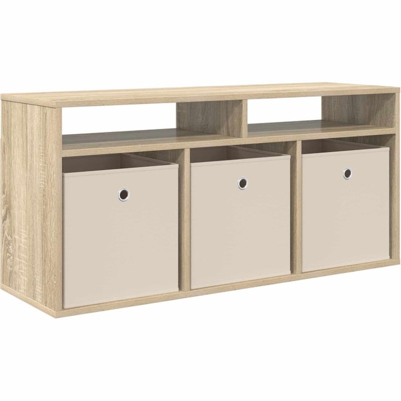 Έπιπλο Τηλεόρασης VidaXL με Συρτάρι 102 x 32 x 48,5 cm - Sonoma Δρυς