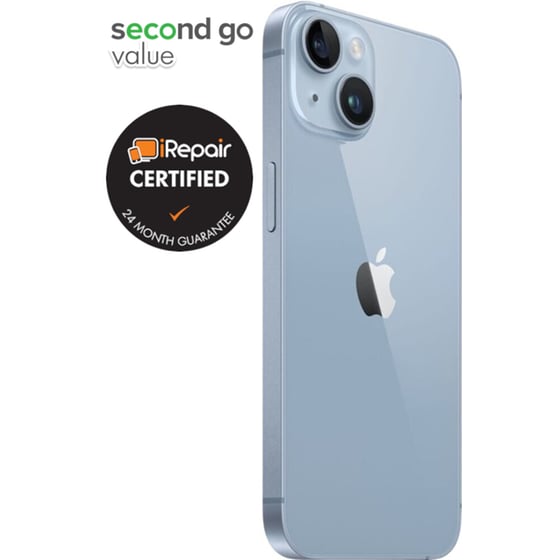 Μεταχειρισμένο Apple iPhone 14 128GB Blue second go value Certified by iRepair image 4