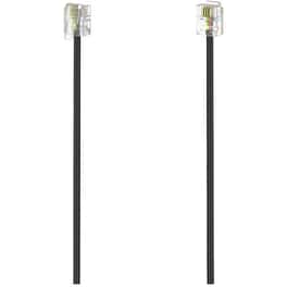 Καλώδιο HAMA 6 m RJ11 6p4c RJ11 6p4c Μαύρο