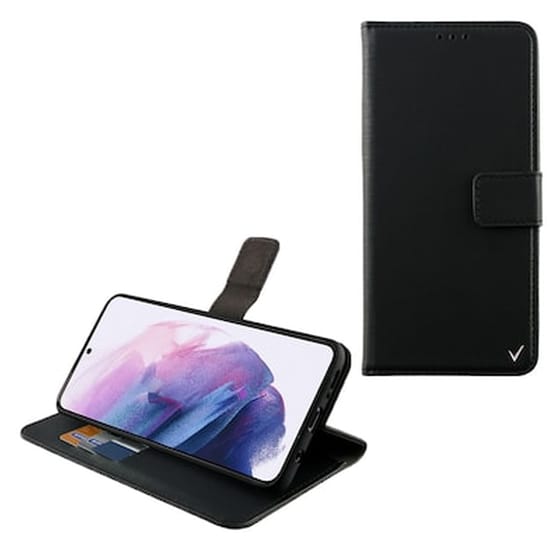 Θήκη Samsung Galaxy S21+ - Volte-tel Allure Magnet Book Stand Clip - Black image 0