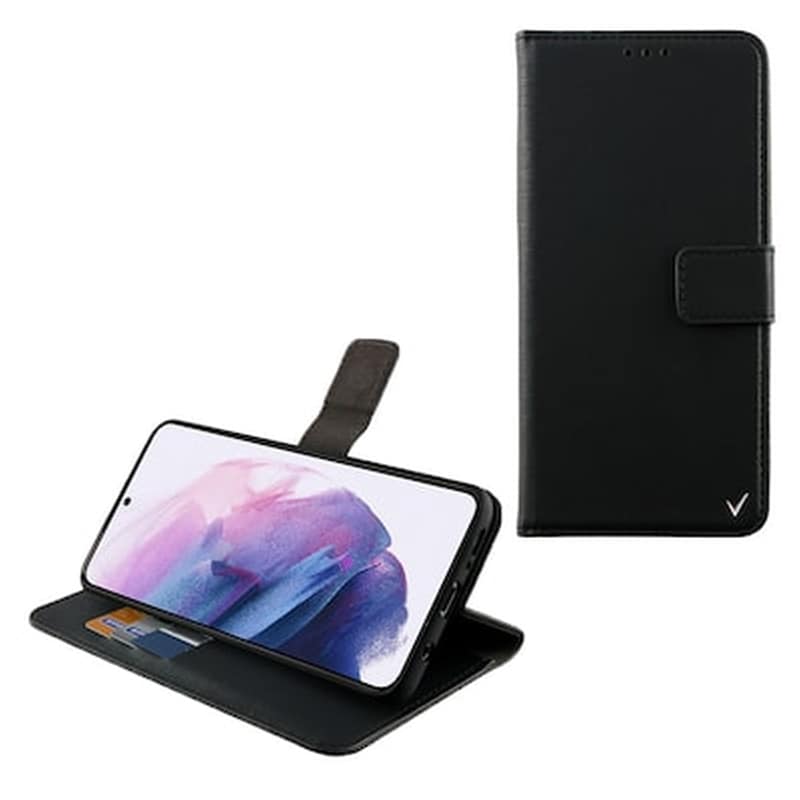 VOLTE-TEL Θήκη Samsung Galaxy S21+ - Volte-tel Allure Magnet Book Stand Clip - Black