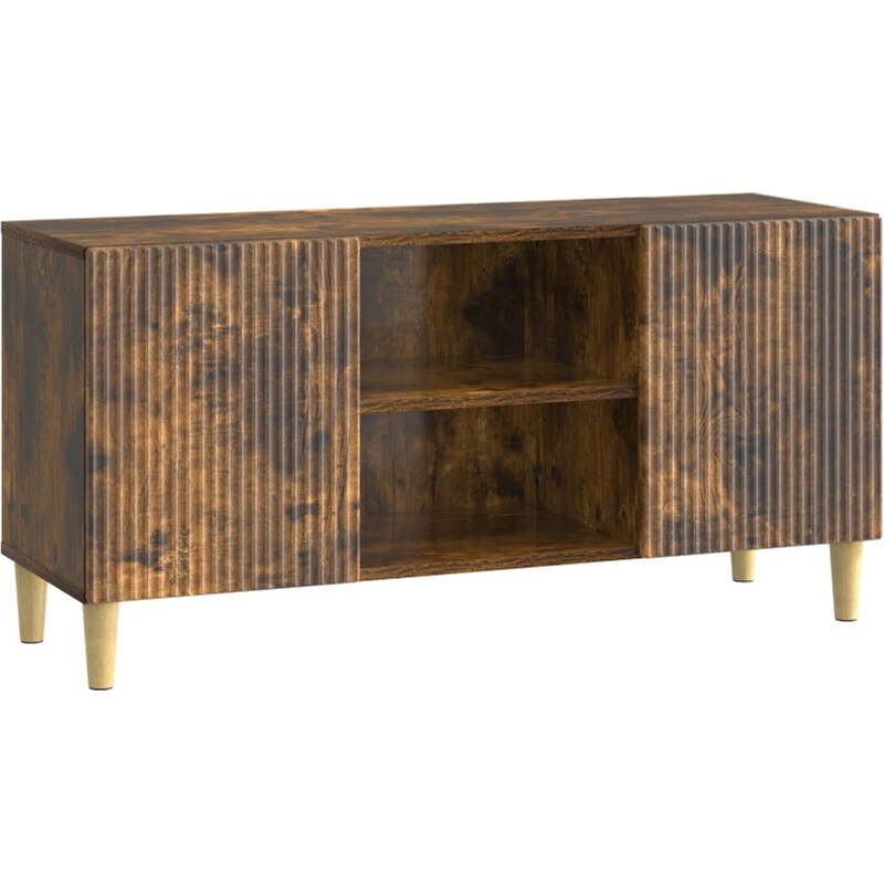 Έπιπλο Τηλεόρασης VidaXL 102 x 34,5 x 50 cm - Καπνιστή Δρυς